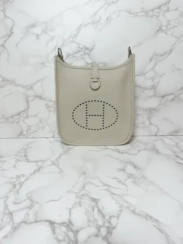 愛馬仕迷你 Evelyne 16 TC Beton 8L PHW W Stamp