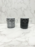 Hermes H Deco set of 2 mugs (n°1 and 2)