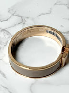 愛馬仕 Clic H 手鐲 PM Marron Glace RGHW