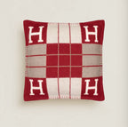 愛馬仕 Avalon III 枕頭，小號 - Écru Rouge H