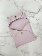 Hermes Bastia 零錢包 Mauve Pale Epsom 夢幻粉紅紫09