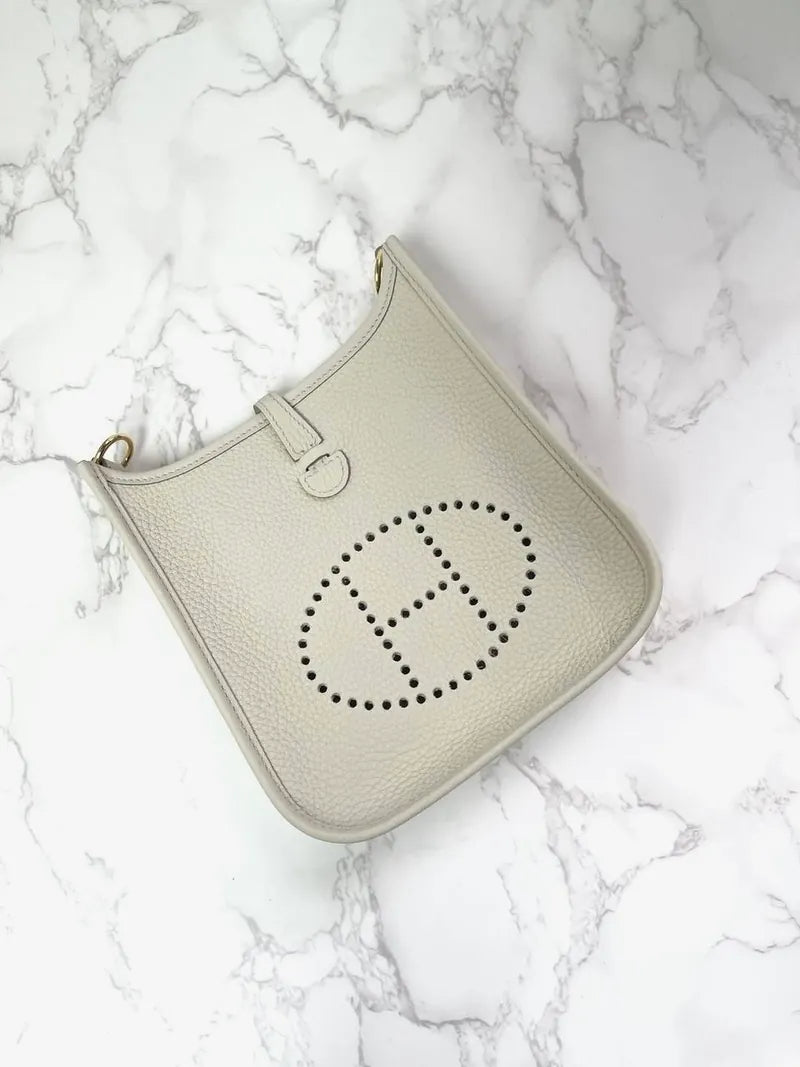 愛馬仕 Evelyne 16 包 Beton 8L GHW