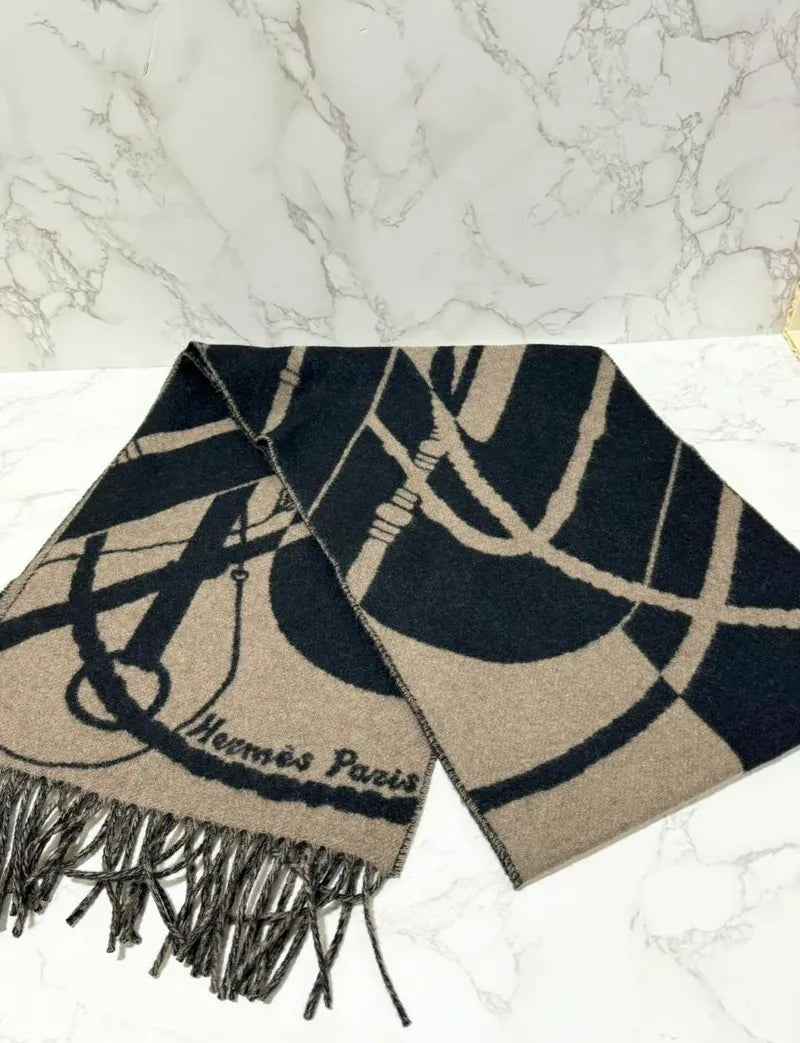 愛馬仕 H Clic-Clac 羊絨圍巾