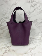 愛馬仕 Picotin Lock 18 包 TM Cassis N5 PHW