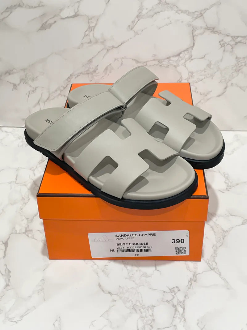 Hermes Sandales Femme Chypre 米色 Esquisse 39