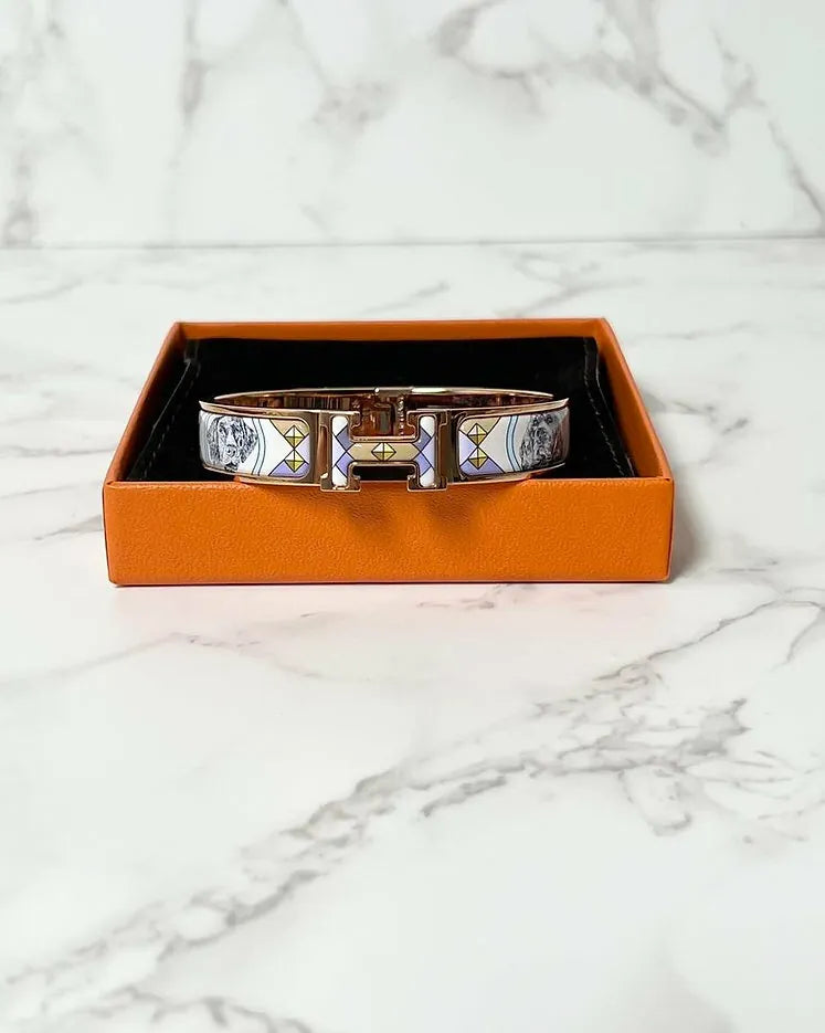 Hermes Clic H Colliers et Chiens 手鍊 RGHW 手鈪