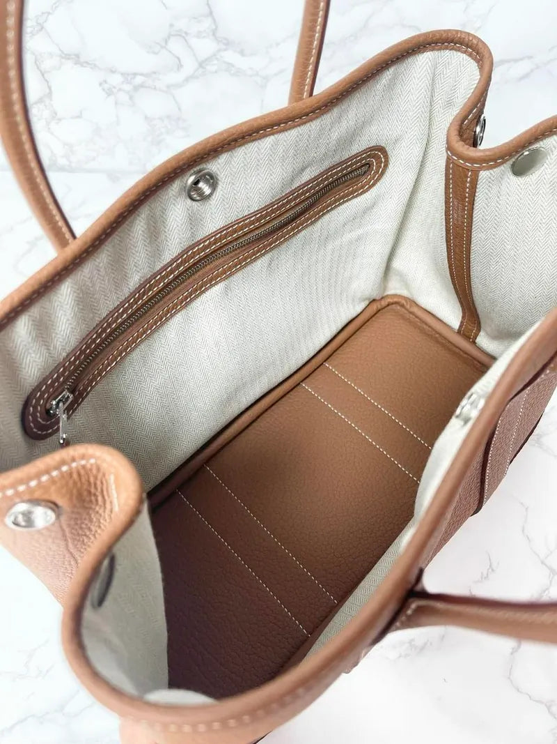 愛馬仕花園派對30號包 GP30 金 B 印章