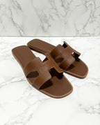 Hermes Oran Sandal H Gold Size 38
