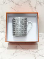 Hermes Mosaique AU 24 Platinum Mug 24k