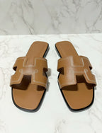 Hermes Oran Sandal H Naturel Size 39