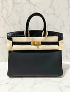 Hermes Birkin 25 Touch Noir GHW 鱷魚皮 Missi 墊