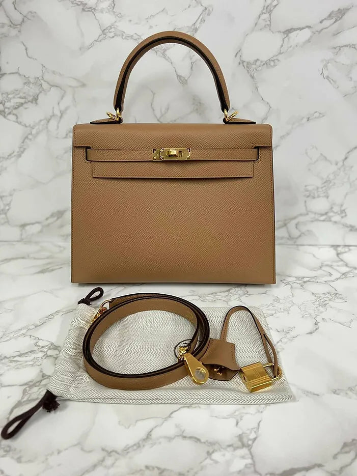 愛馬仕 Kelly 25 Epsom 柴 GHW 0M