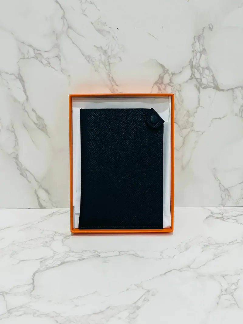 Hermes Porte- Passeport Tarmac Epsom Noir 護照夾