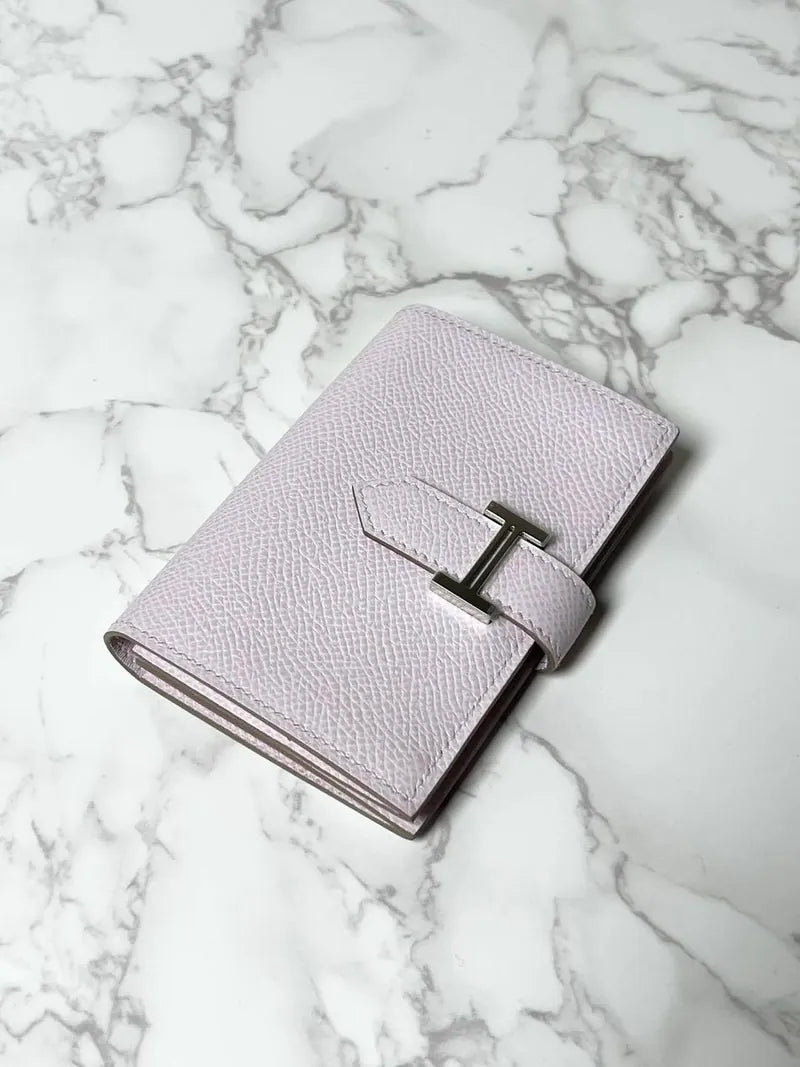 ❤️愛馬仕 Bearn 卡包皮夾 Epsom Mauve Pale PHW