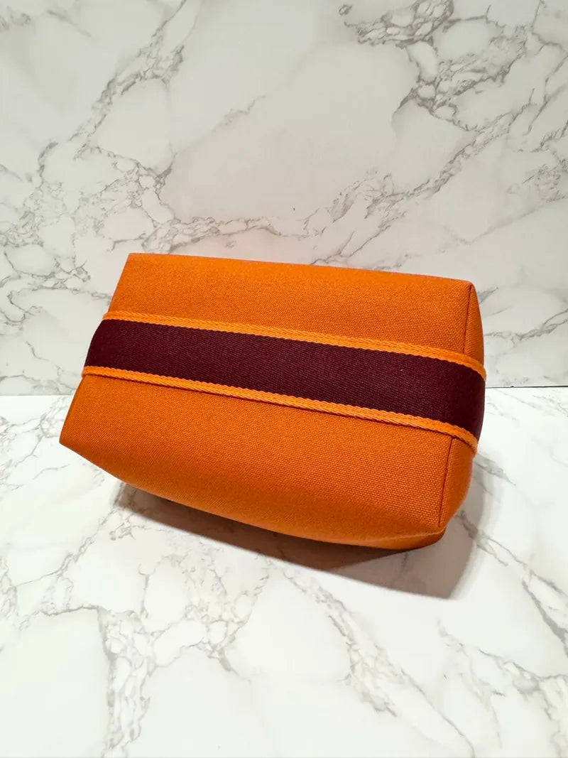 ❤️Hermes H Bride A Brac Case Small Model PM Orange Feu