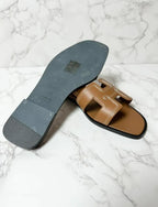 愛馬仕 Oran H Naturel 涼鞋，37.5 碼