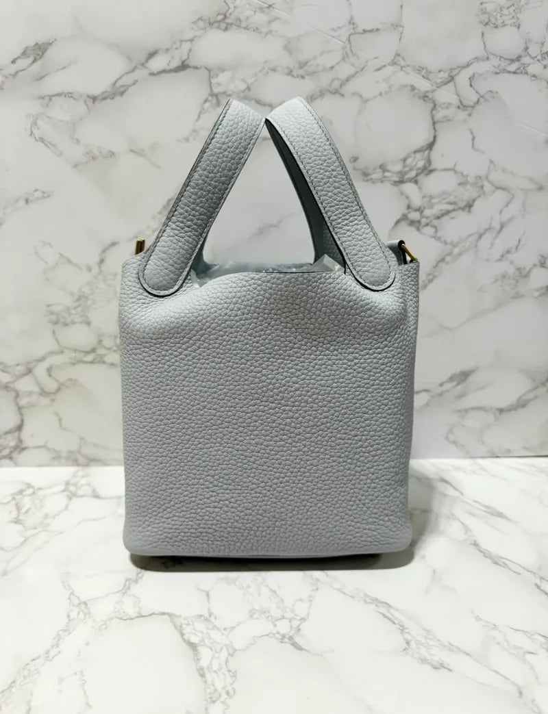 Picotin Lock 18 袋藍色淡色 GHW U 郵票