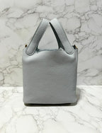 Picotin Lock 18 袋藍色淡色 GHW U 郵票