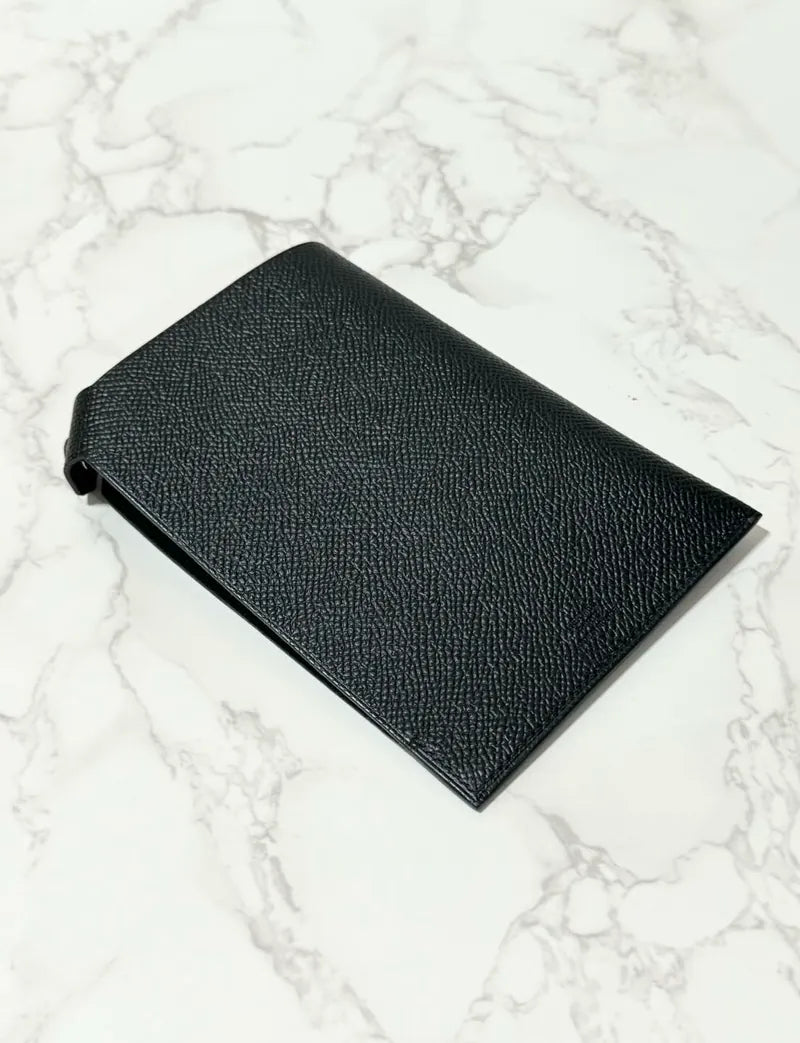 Hermes Porte- Passeport Tarmac Epsom Noir 護照夾