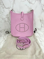 愛馬仕 Evelyne 16 手袋 X9 淡紫色 Sylvestre PHW