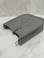 Hermes Mini Evelyne 16 TC Gris Myer PHW W Stamp