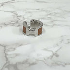 愛馬仕 Olympe 耳夾 小號 金色鑲鑽