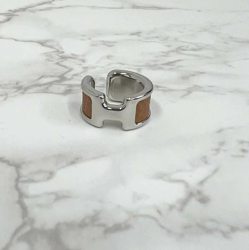 愛馬仕 Olympe 耳夾 小號 金色鑲鑽