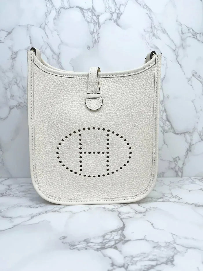 愛馬仕 Mini Evelyne 16 TC Nata GHW U 郵票