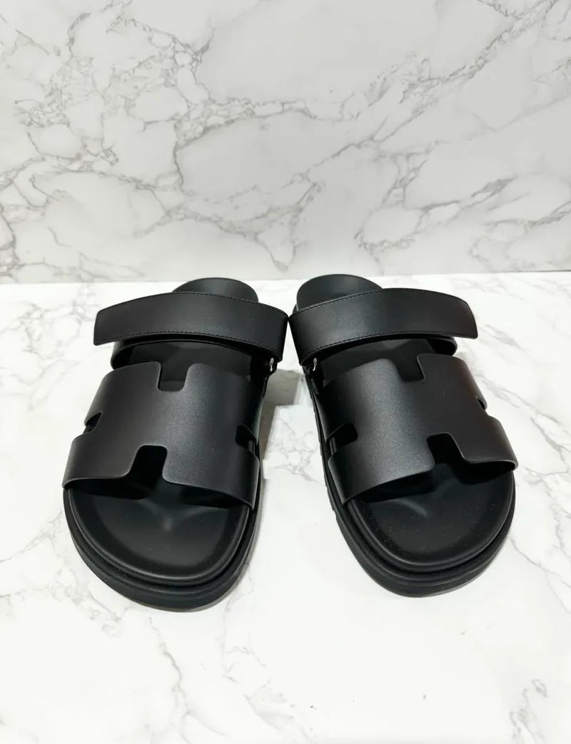 愛馬仕 Sandales 男士西普黑 40