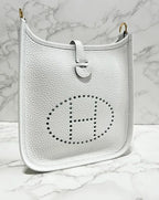 愛馬仕迷你 Evelyne 16 TC GHW 新款白色 0U