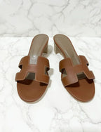 愛馬仕 Oasis 金色涼鞋 39