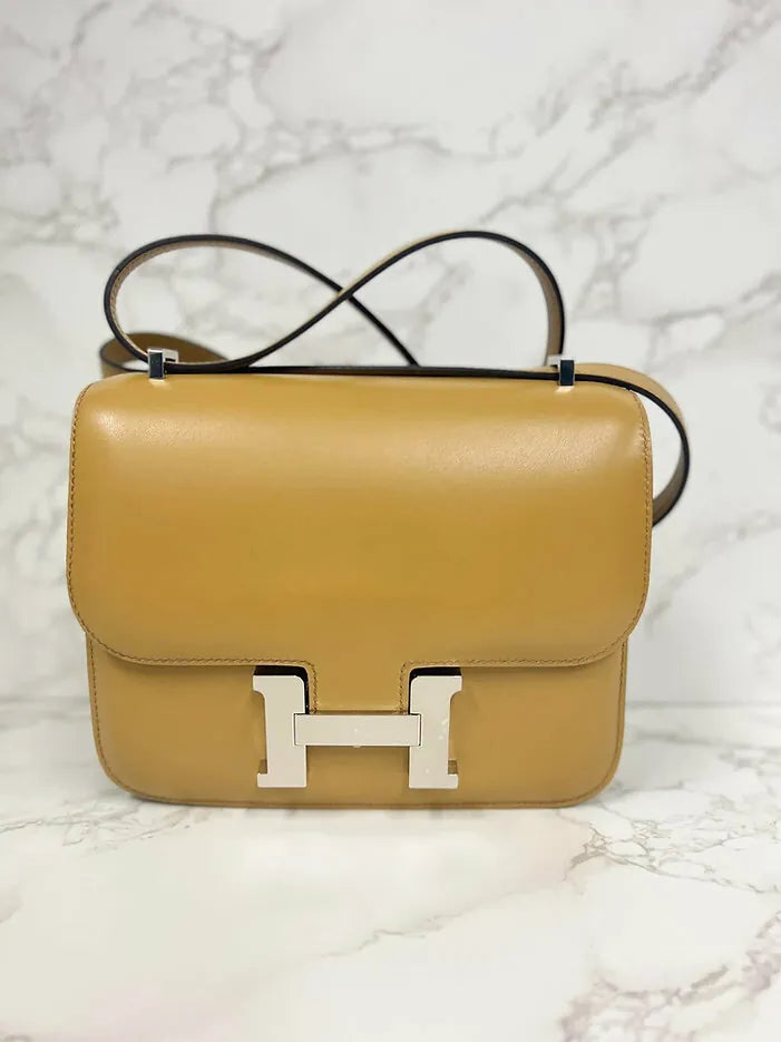 Hermes Mini Constance Poussiere Tadelakt PHW