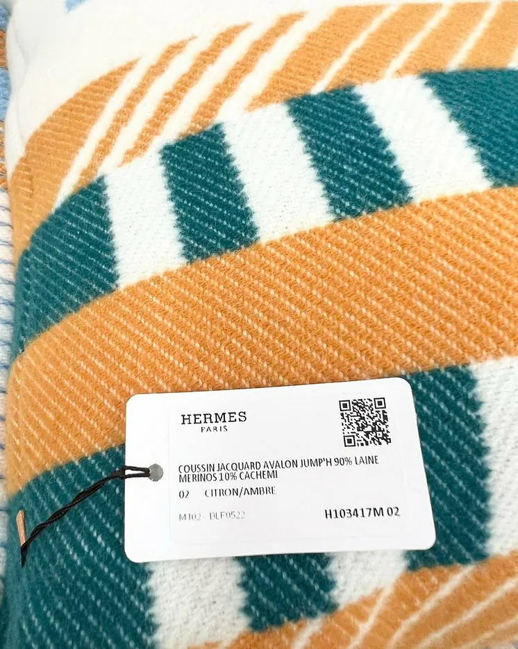 Hermes Coussin Jacquad Avalon Jump'h  50 x 50cm