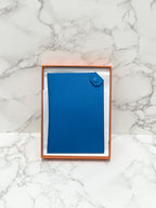 ❤️ Hermes Porte-Passeport Tarmac 護照夾 Epsom Bleu Zanzibar B3