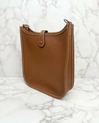 愛馬仕迷你Evelyne 16 TC 金色PHW U印章