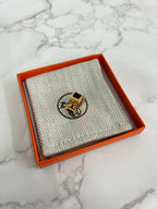 Hermes Bijou D'Oreille Olympe 耳環 黑蜥蜴 GHW