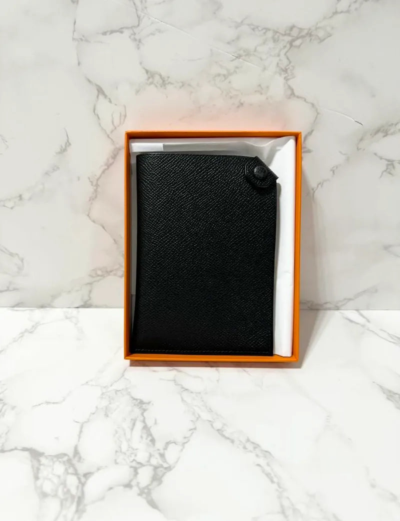 Hermes Porte- Passeport Tarmac Epsom Noir 護照夾