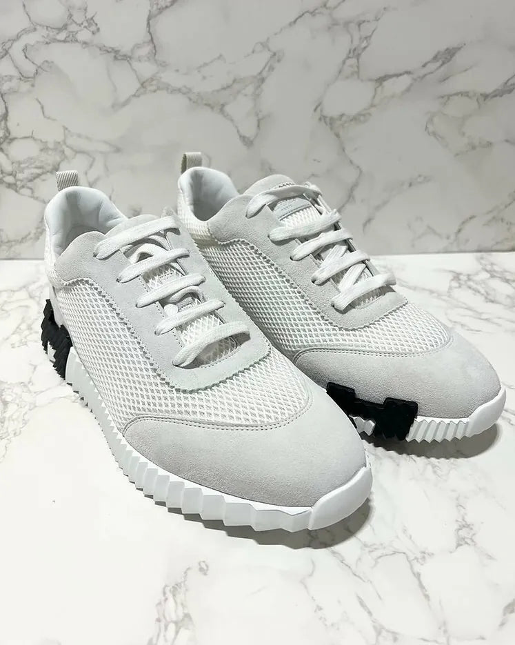 愛馬仕男士彈性網面運動鞋 43