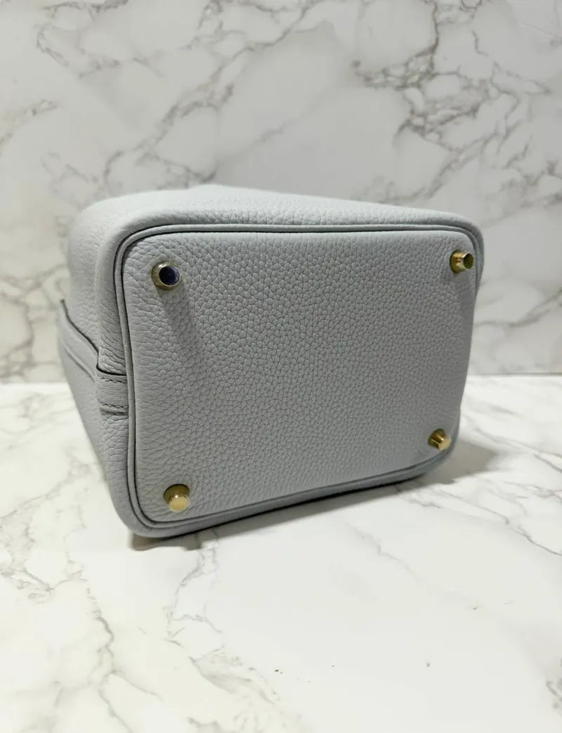 Picotin Lock 18 袋藍色淡色 GHW U 郵票