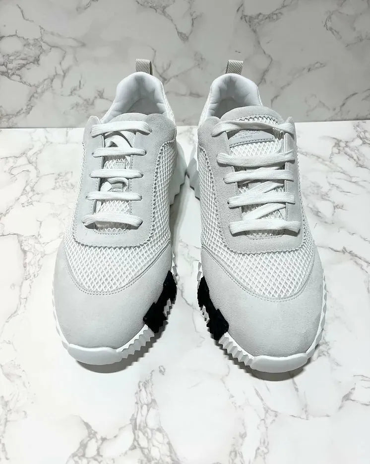 愛馬仕男士彈性網面運動鞋 43