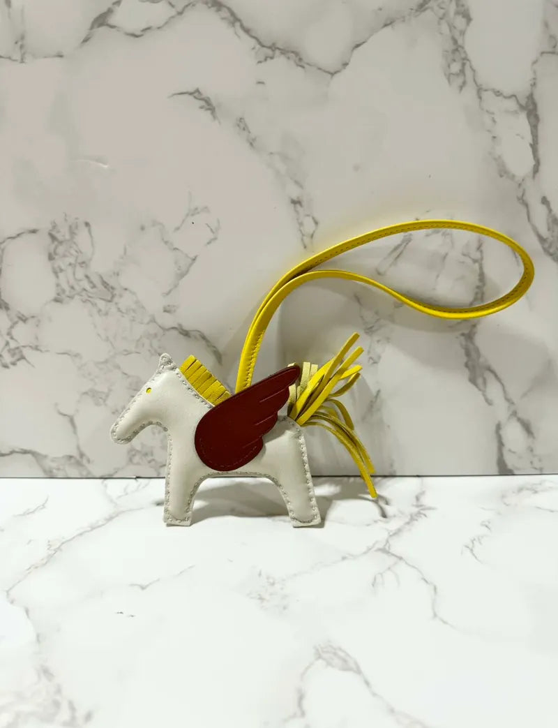 Hermes Rodeo Pagase PM Craie / Jaune De Naples / Cuivre