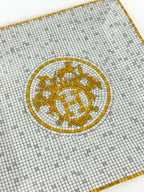 Hermes Mosaique au 24 gold square plate n°3