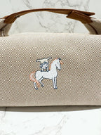 Hermes H Bride A Brac Case Cabriole GM Large Model BISCUIT