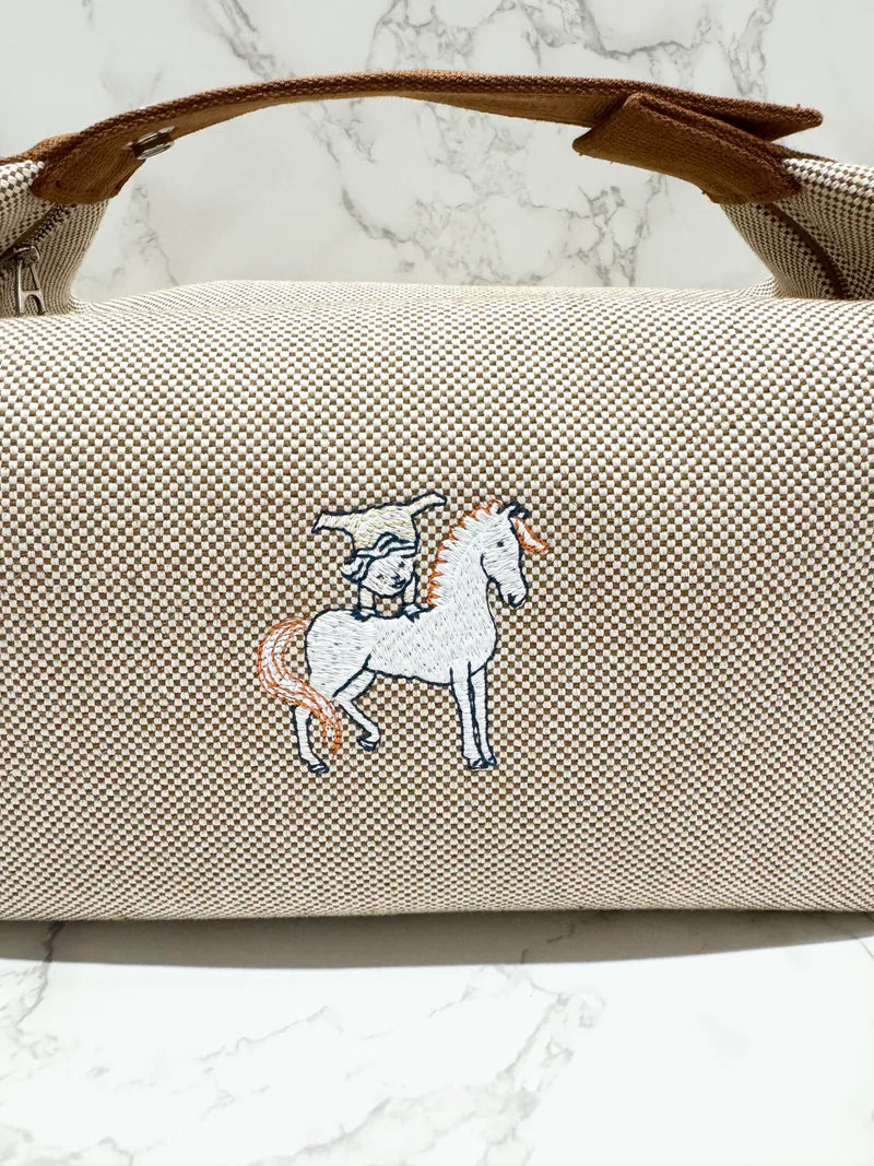 Hermes H Bride A Brac Case Cabriole GM Large Model BISCUIT