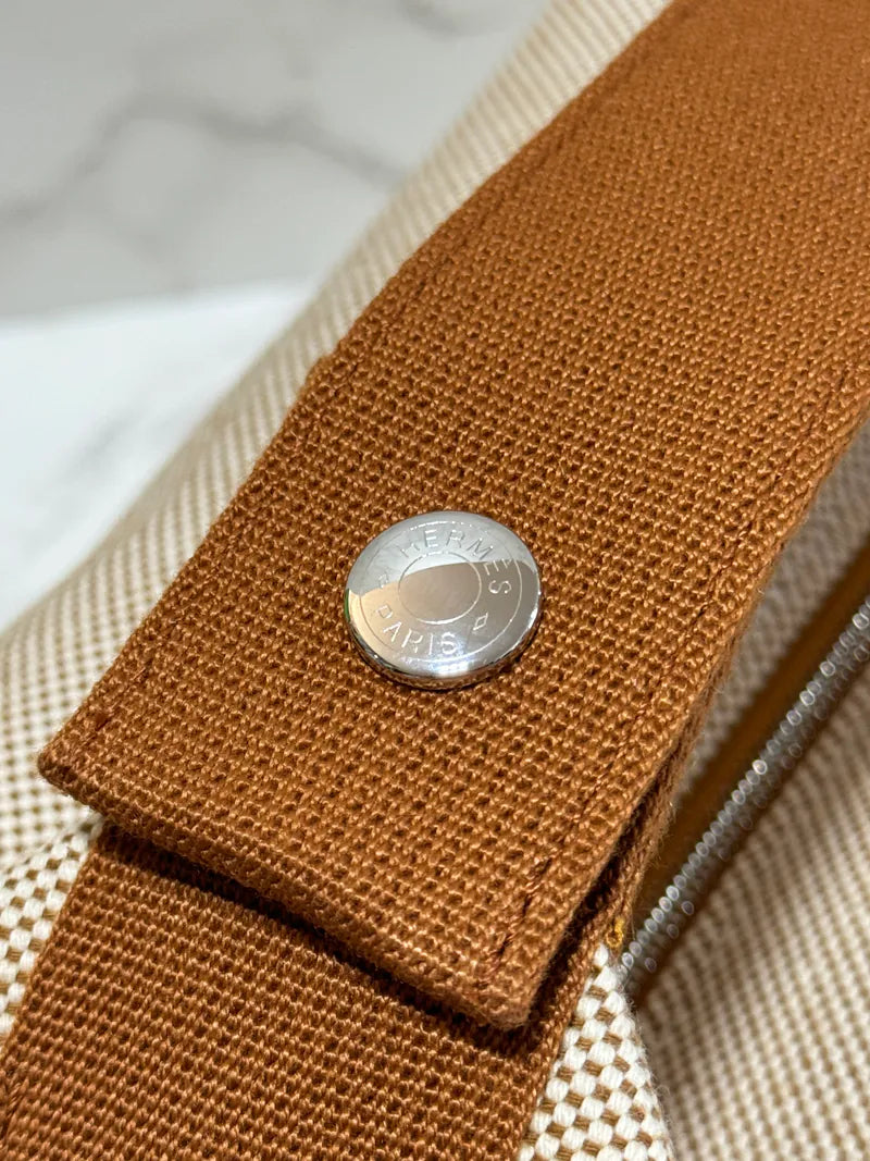 Hermes H Bride A Brac Case Cabriole GM Large Model BISCUIT