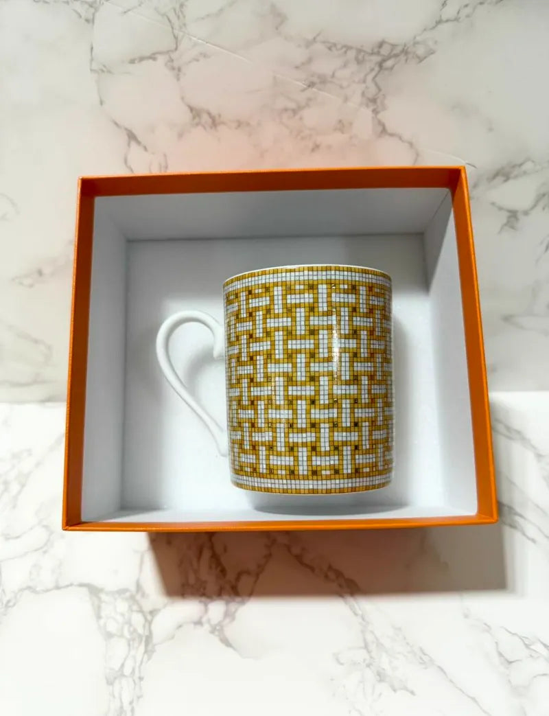 愛馬仕 24K 馬賽克馬克盃 AU