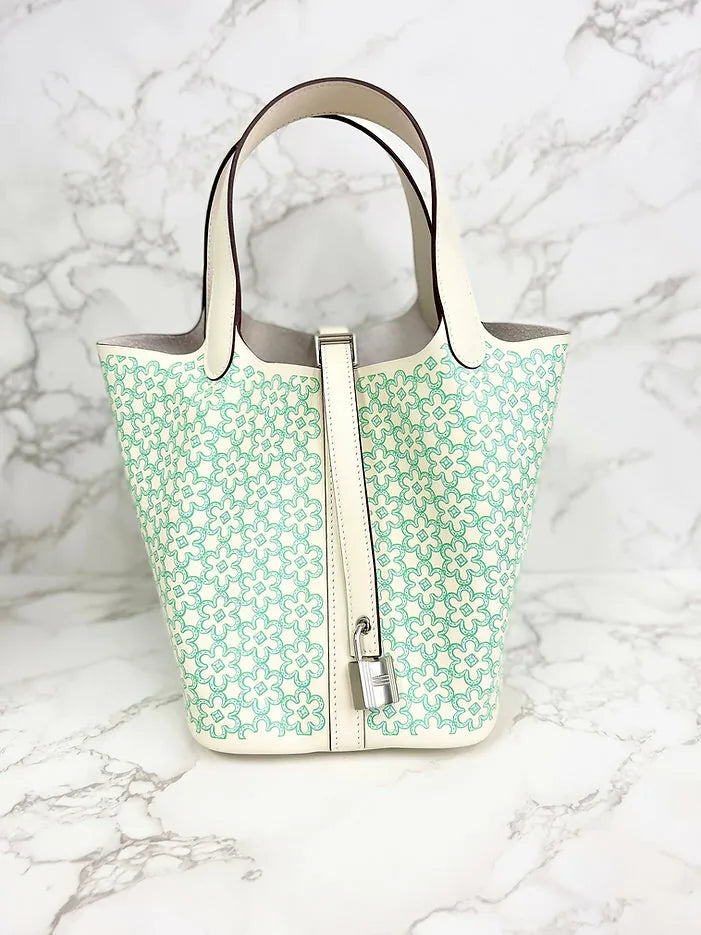 愛馬仕 Picotin 18 包 Nata Swift PHW