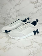 Hermes Bouncing 運動鞋 Chevre Velours/Blanc Panda