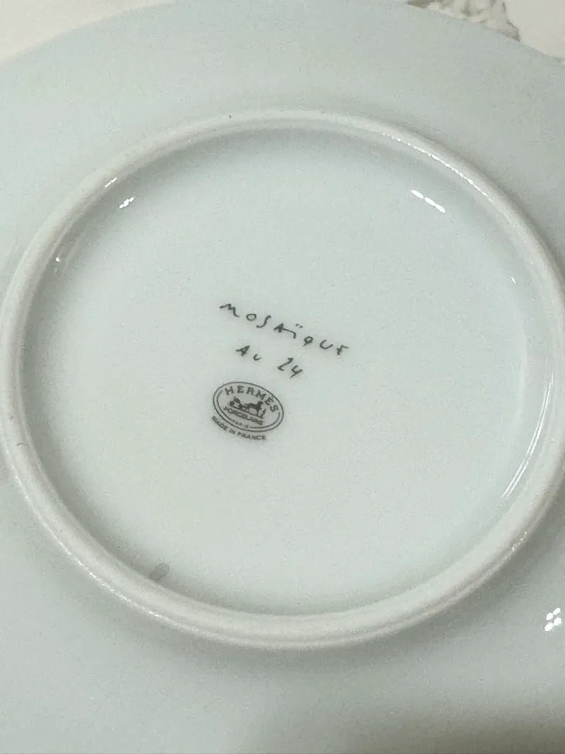 Hermes Mosaique au 24 金茶杯和茶碟