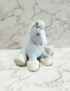 Hermes Baby Hermy plush horse Bleu Glacier